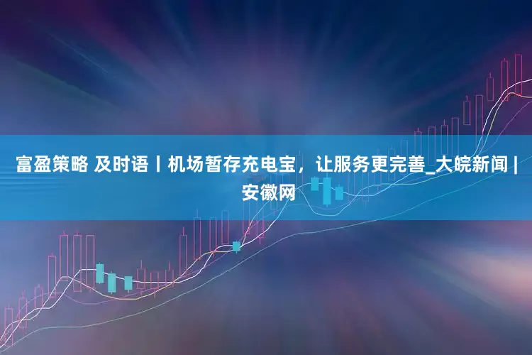 富盈策略 及时语丨机场暂存充电宝，让服务更完善_大皖新闻 | 安徽网